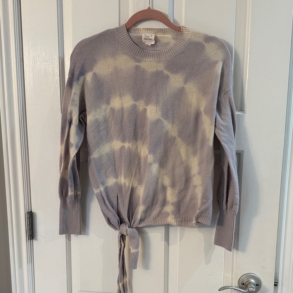 Cinq à Sept Cream and lilac  Knit Top